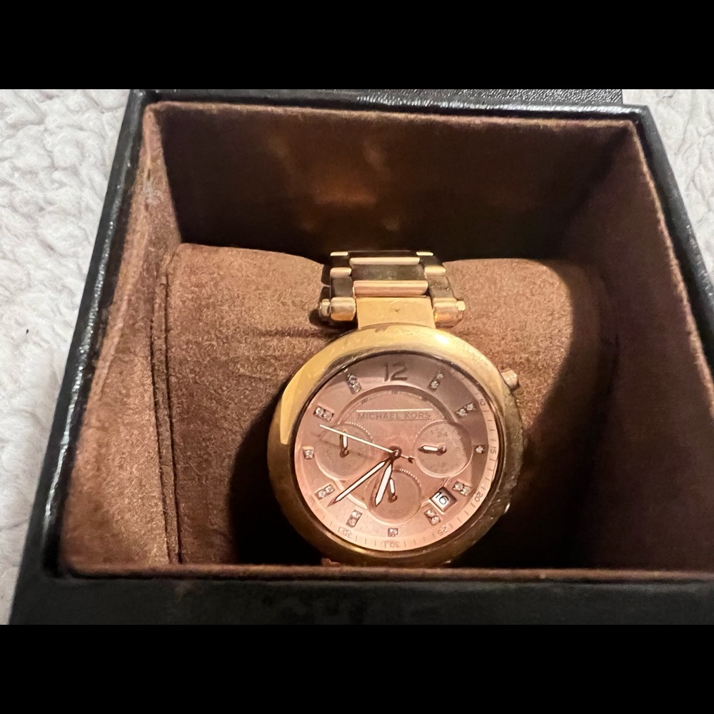 Michael Michael Kors, Watch, Rose Gold View 4